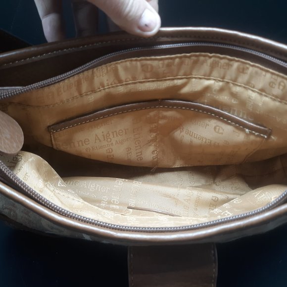 Etienne Aigner Signature Logo Handbag - Picture 6 of 12